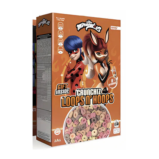 Miraculous Crunchiz Loops N' Hoops 375g