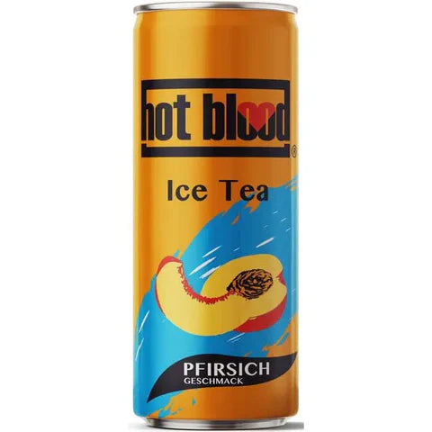 Hot Blood Ice Tea Pfirsich 0,33l