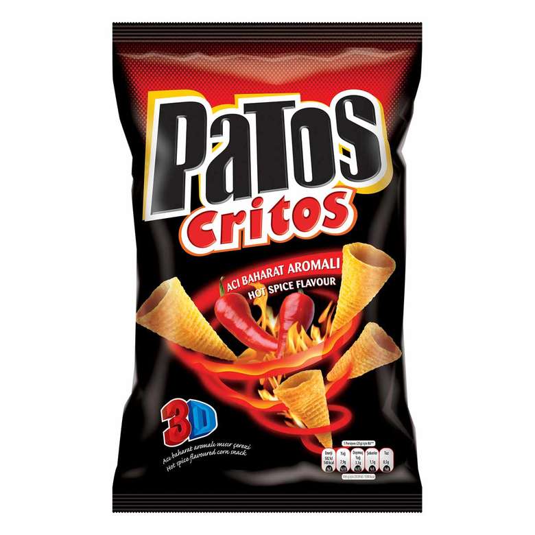 Patos Critos 3D Chilli Chips 100g