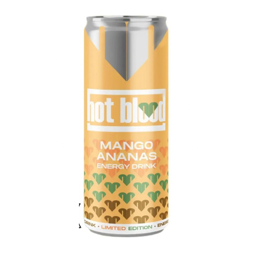 Hot Blood Mango Ananas Energy Drink Limited Edition 250ml