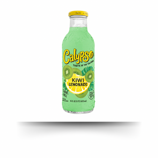 Calypso Kiwi Lemonade 473ml Glas