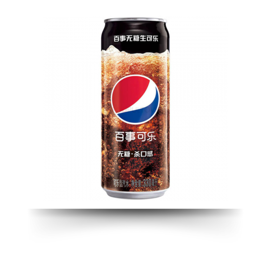 Pepsi Raw Cola Sugar Free 330ml China