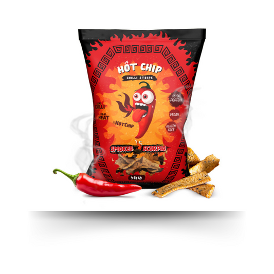 HOT CHIP SMOKED SCORPIO CHILLI STRIPS 80 G