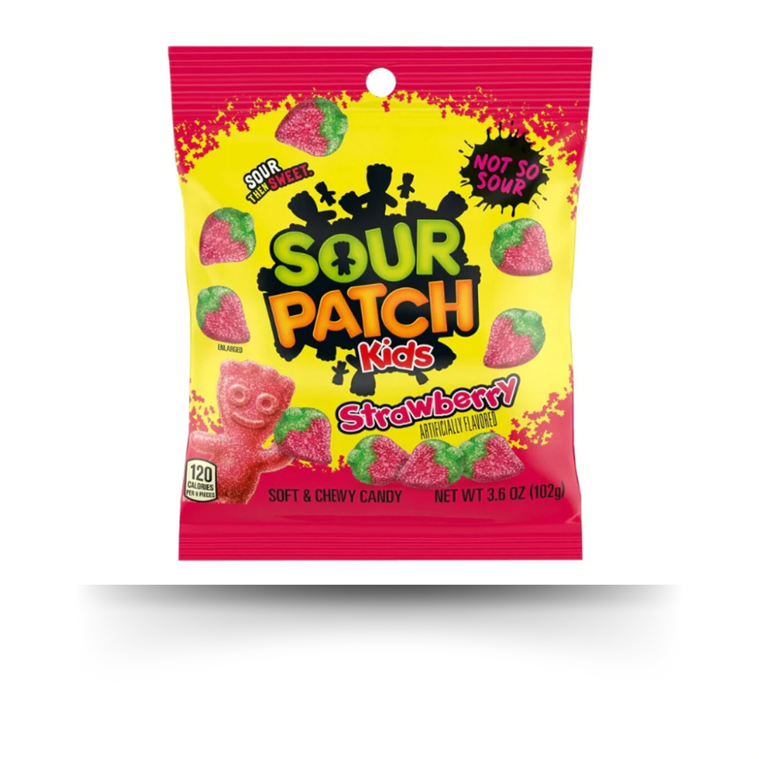 SOUR PATCH KIDS STRAWBERRY 102G