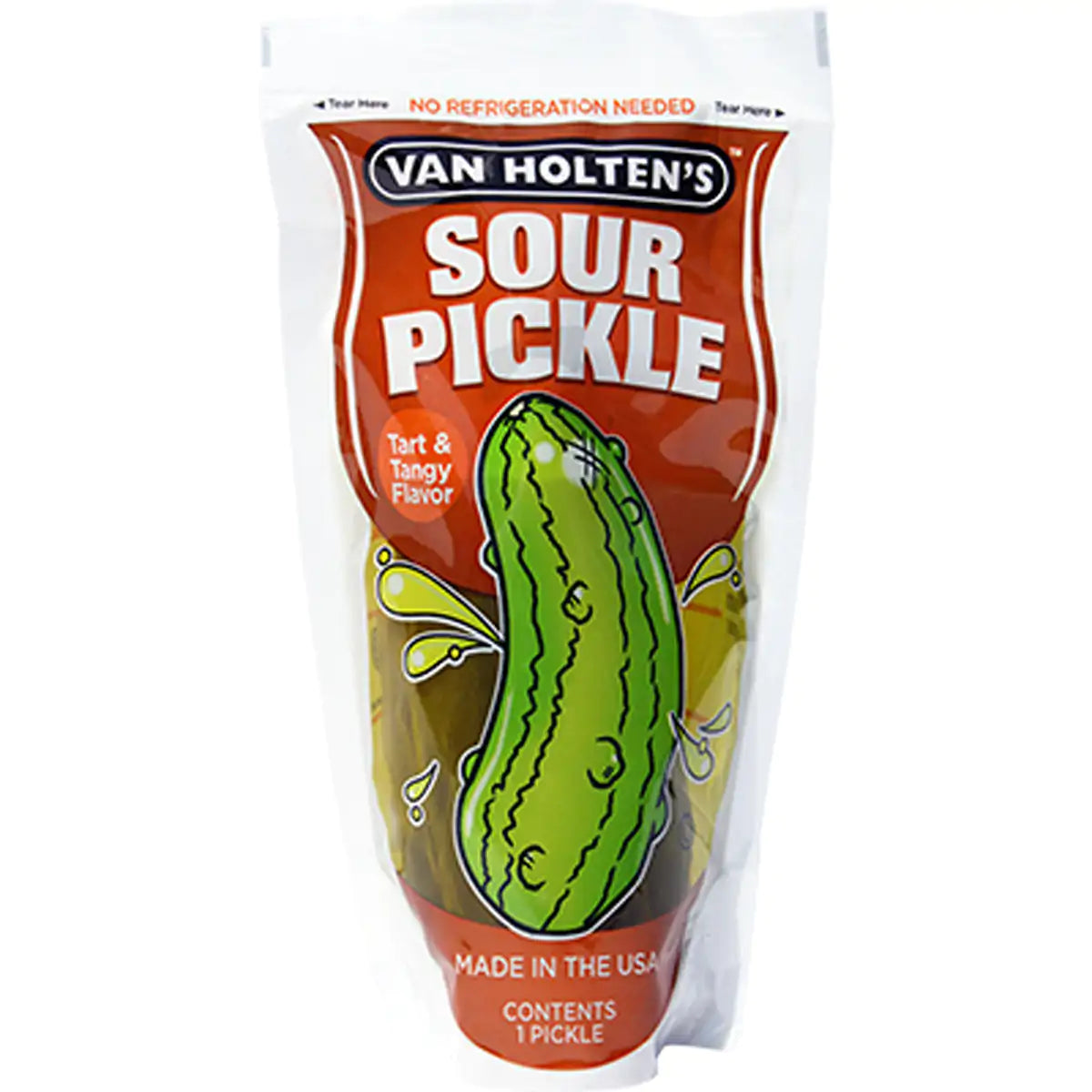 Van Holten‘s Jumbo Sour Pouched Pickle Gurke 140g