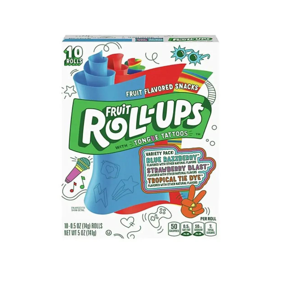 Fruit Roll-Ups with Tongue Tattoos
10 Rollen 141g USA