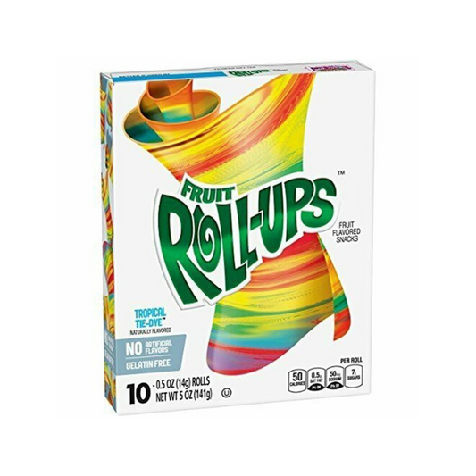 Fruit Roll-Ups Tropical Tie-Dye 141g 10er Pack