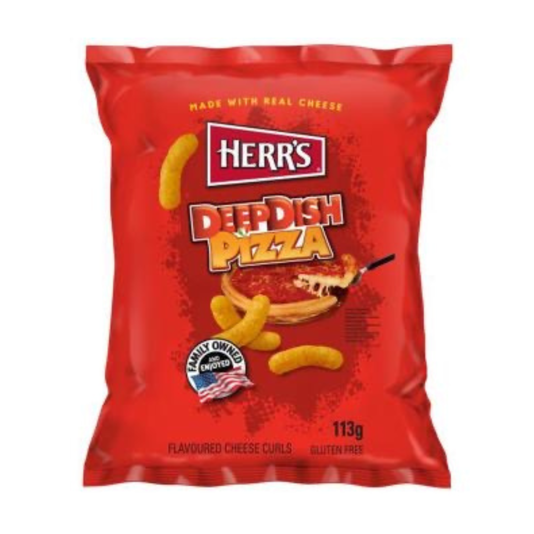 Herr's Deep Dish Pizza Cheese Curls 113g