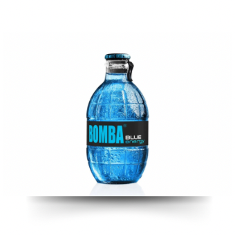 Bomba Energy Blue-Fruits 250ml Glas