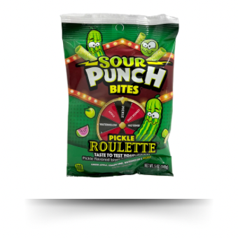 Sour Punch Bites Pickle Roulette
140g