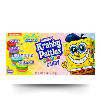 Spongebob Gummy Krabby Patties Colors 72g