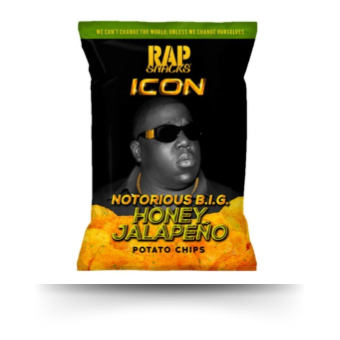 Rap Snack Notorious B.I.G Honey Jalapeño Chips 71g USA