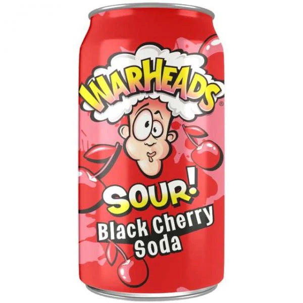 WarHeads Black Cherry Soda 330ml