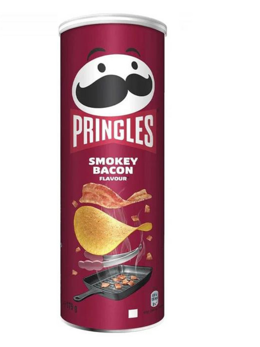 Pringles Smokey Bacon Flavour 175g England