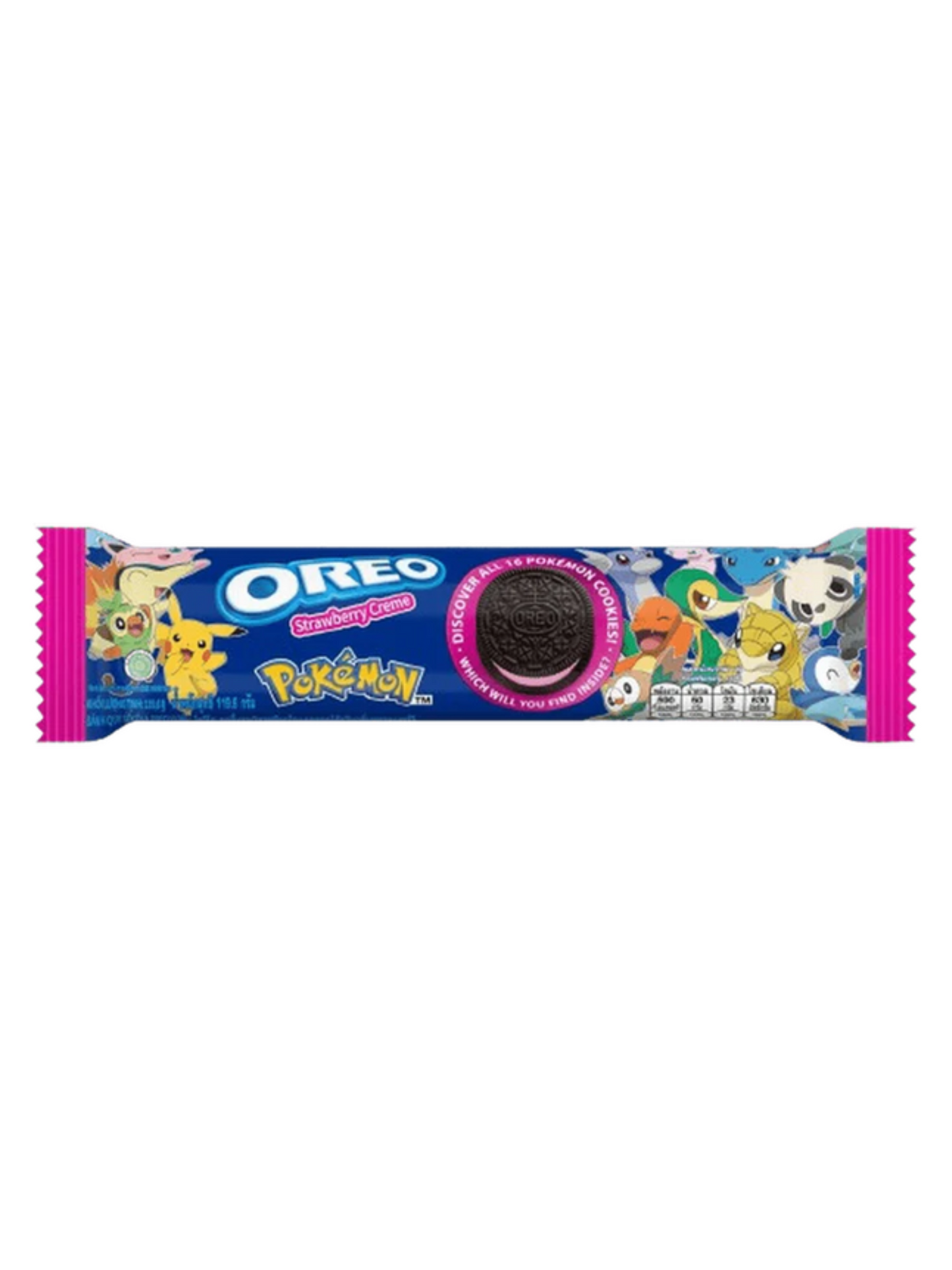 Oreo Strawberry Creme Pokémon 120g Limited Edition