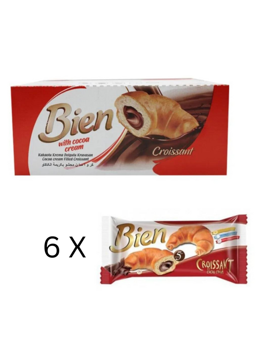 Bien Croissants with Cocoa Cream 6er Pack