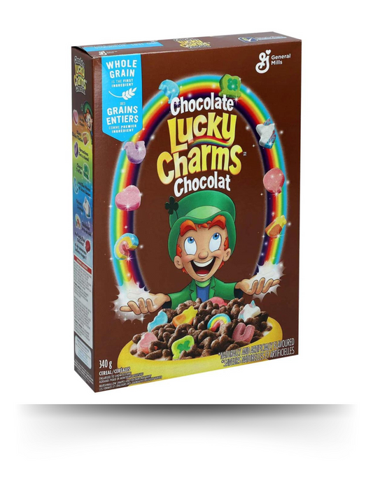 Lucky Charms Chocolate Cereal mit Marshmallows 340g USA