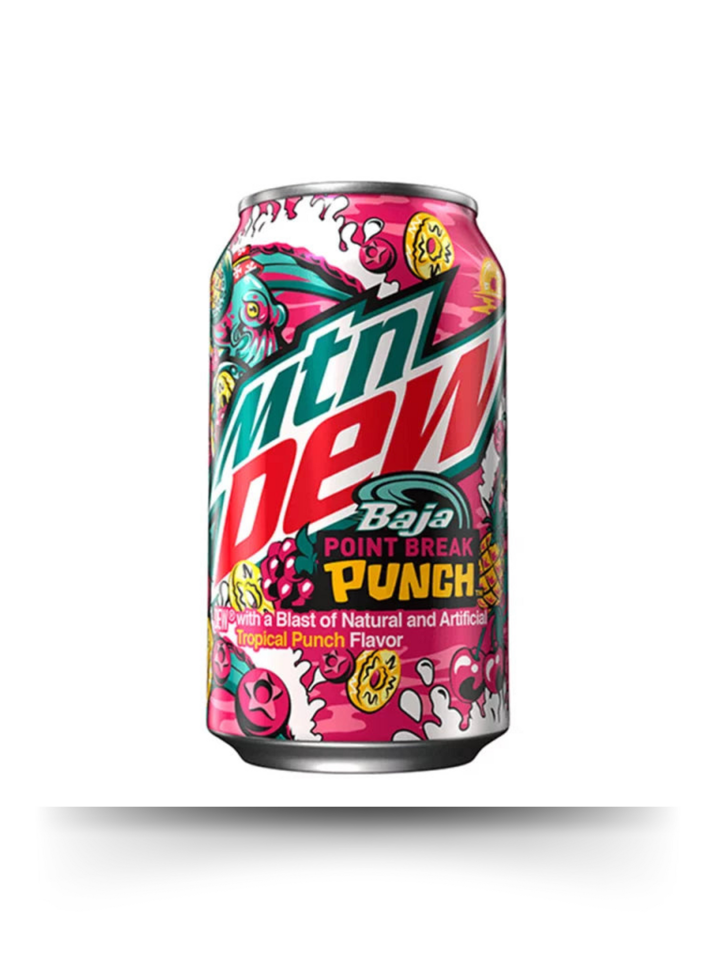 Mountain Dew Baja Point Break Punch 355ml USA