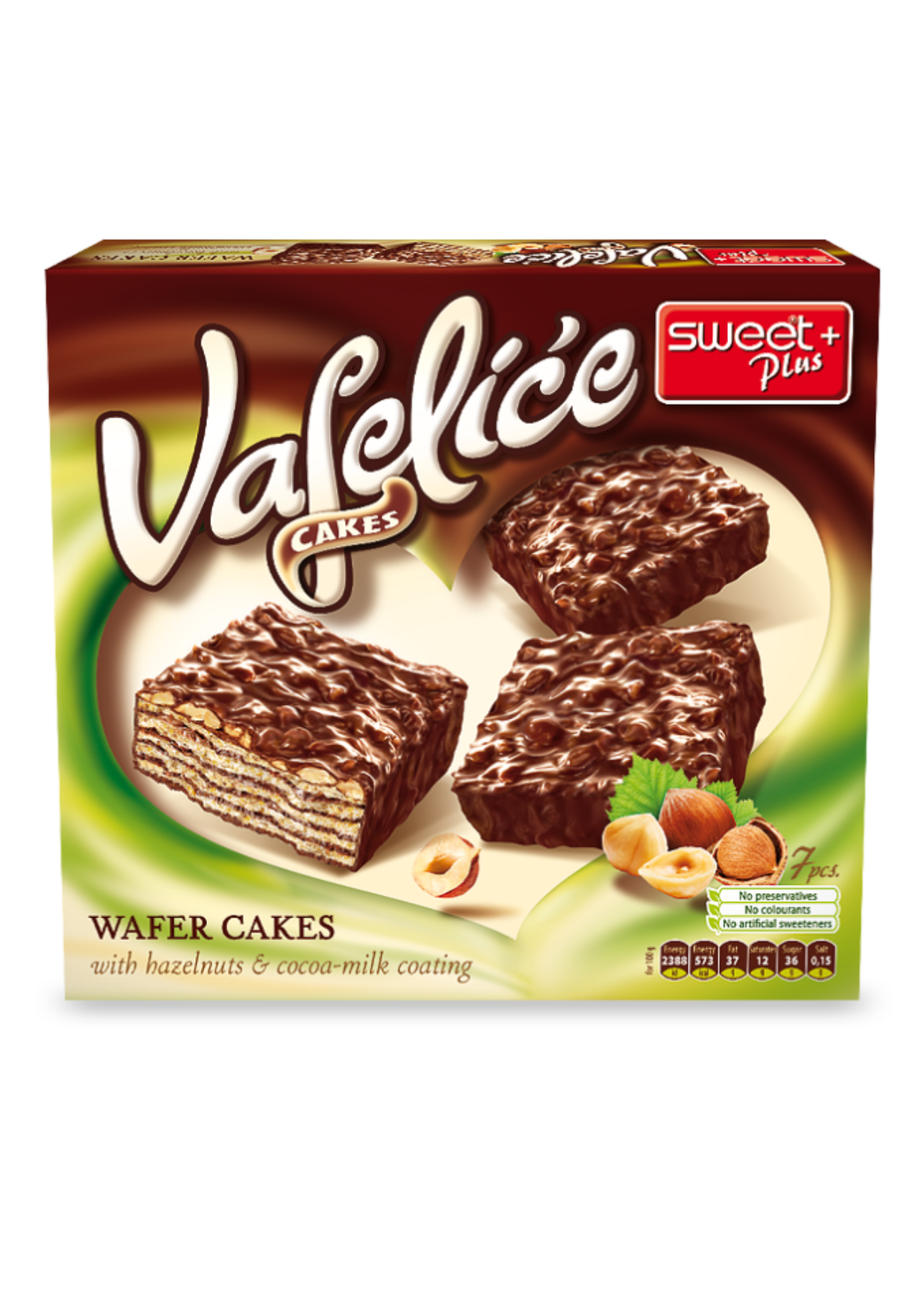 Vafeliće Haselnuss Wafer 125g