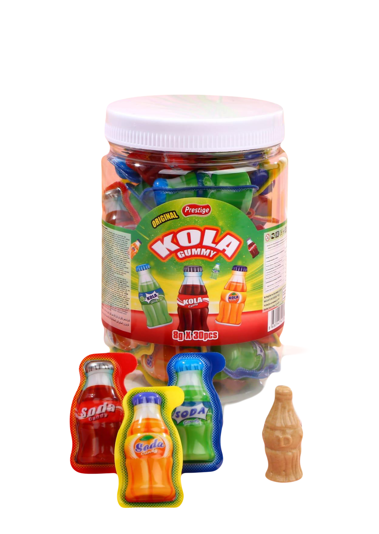 Prestige Original 3D Kola Gummy 240g 30 Stück